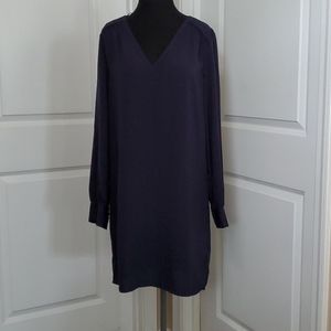 H&M long sleeve navy dress